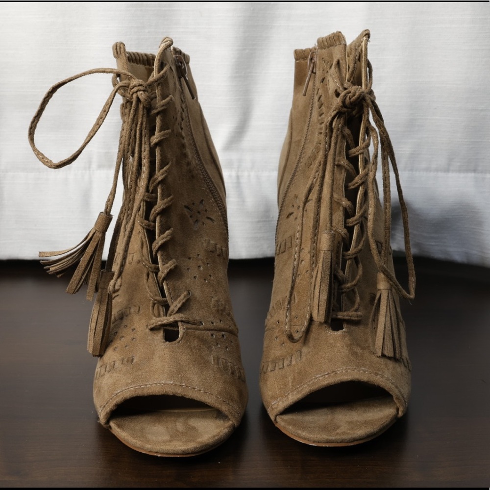 Faux Suede Booties